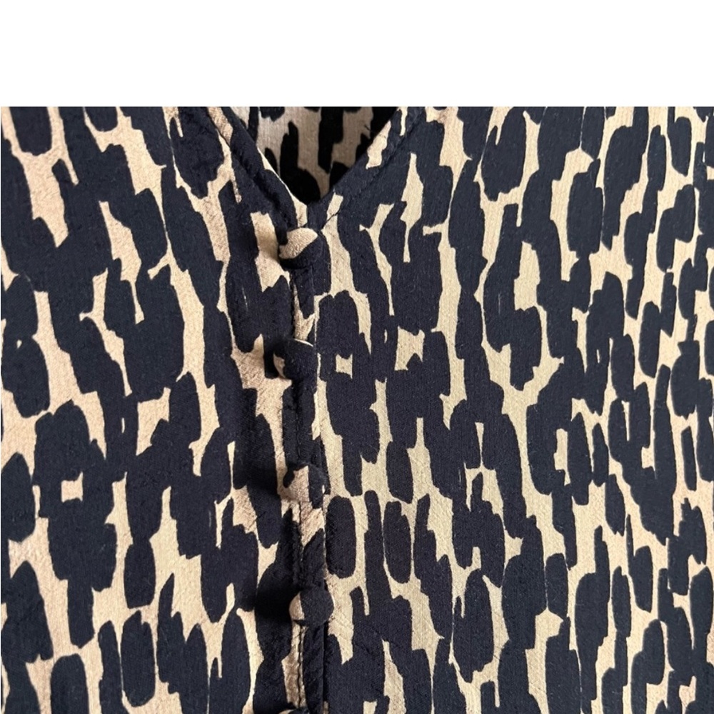 Zara Tunic Shift Animal Print Dress Size XS